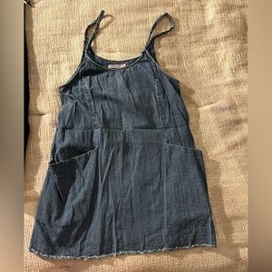 Carmar denim dress with deep pockets. Size M.